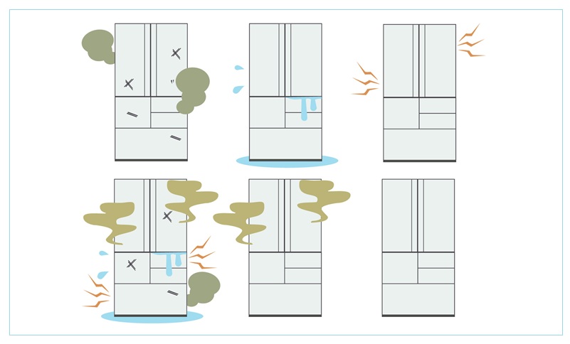 冷蔵庫の故障