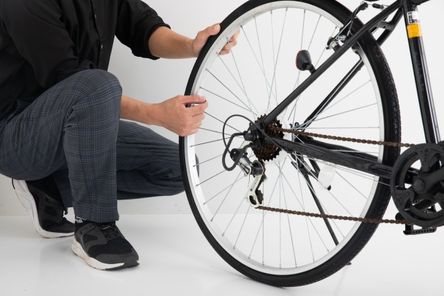自転車のメンテナンス