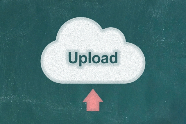 アップロード